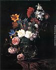 Jan Fyt Vase of Flowers painting